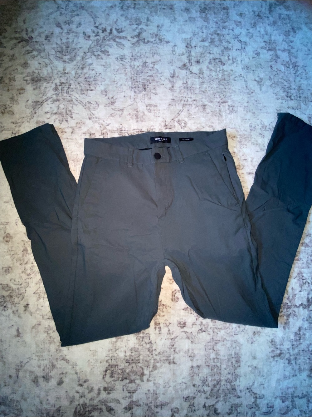 Kenneth Cole Dark Grey Men's Chinos